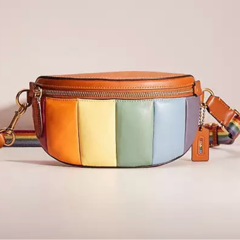 COACH Bethany Belt Bag With Rainbow Quilting NEW - Picture 2 of 16